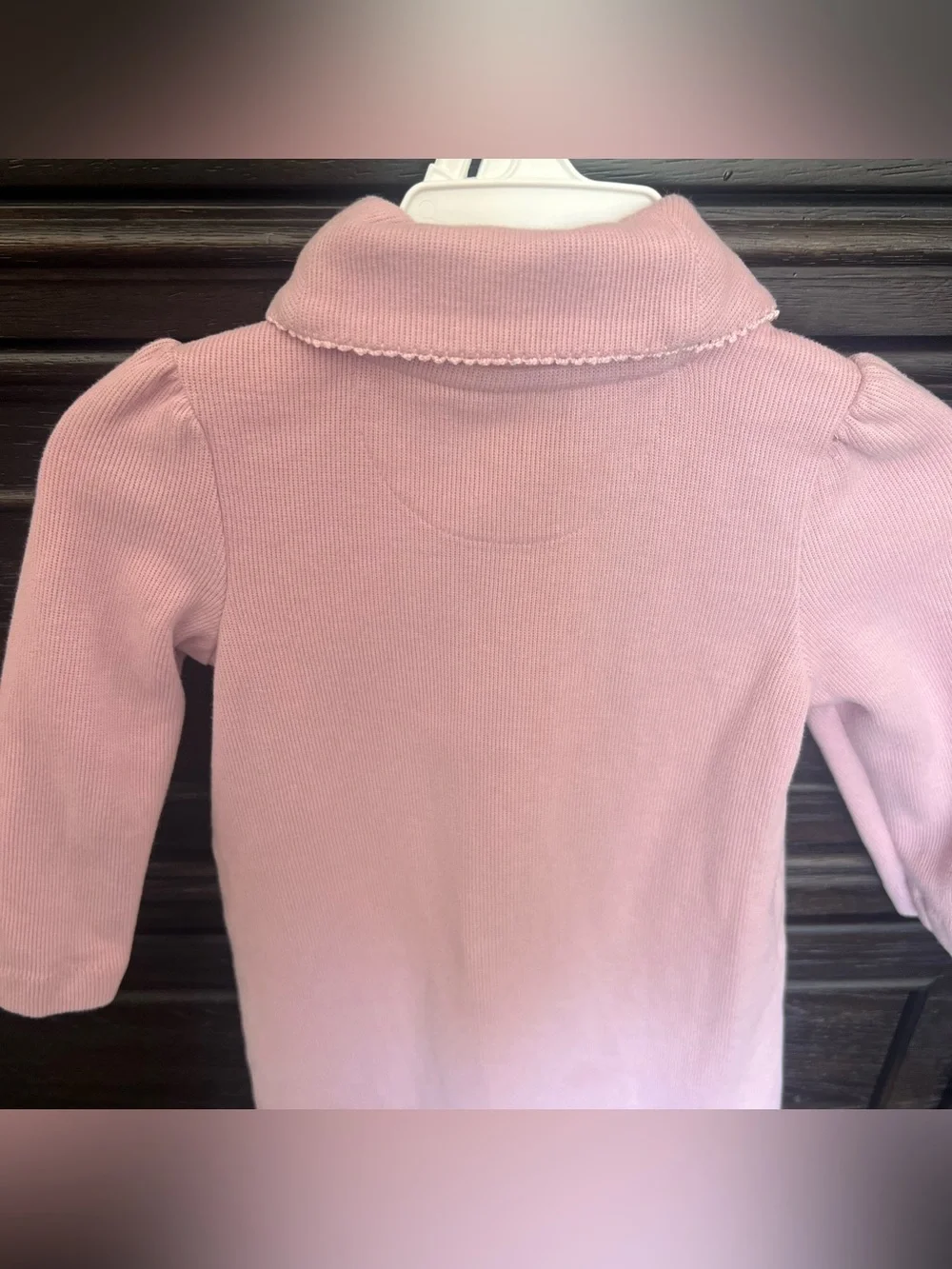 Ralph Lauren Pale Pink Long-Sleeve One-Piece Jumper